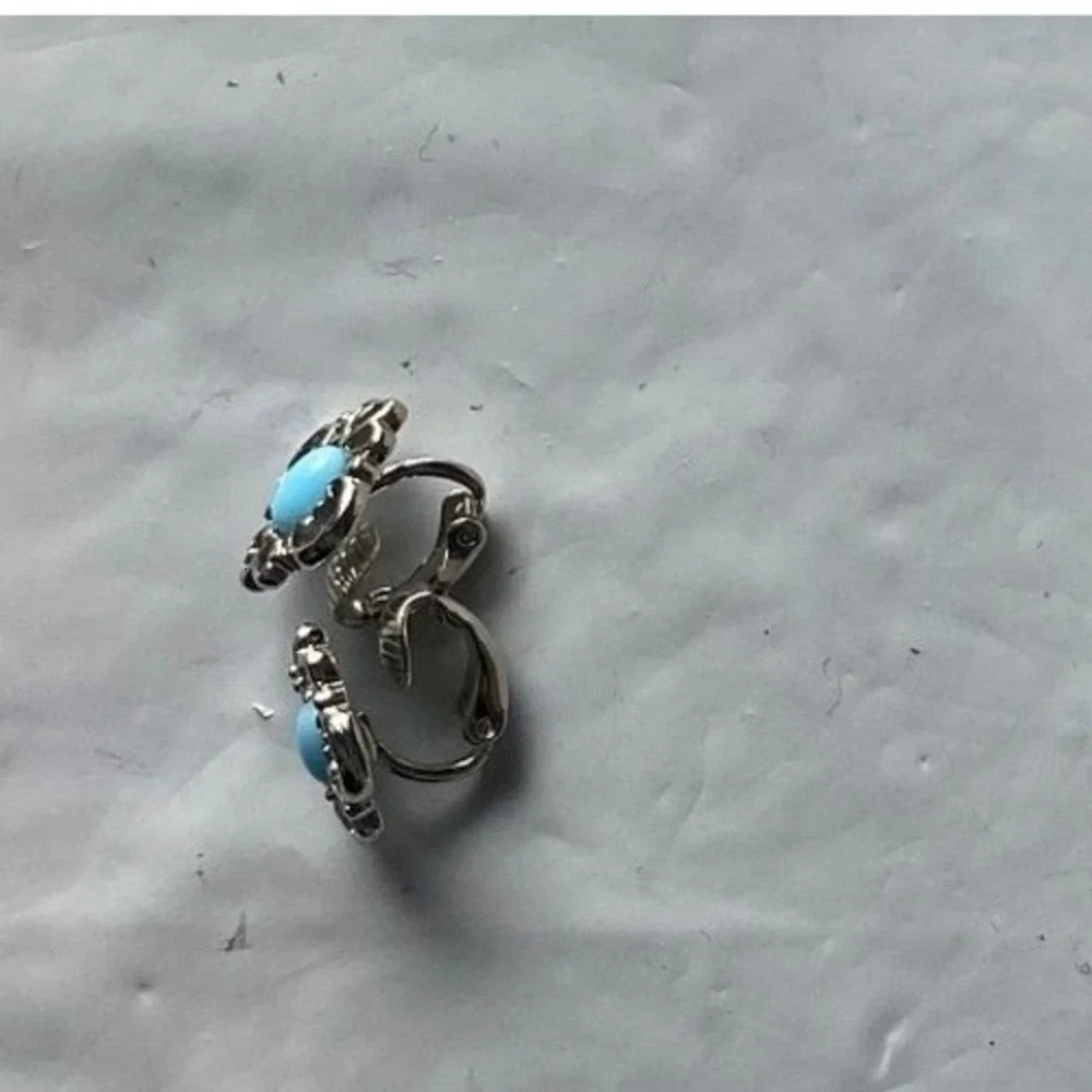 Silver tone Opal‎ Butterfly Charm Pendant
